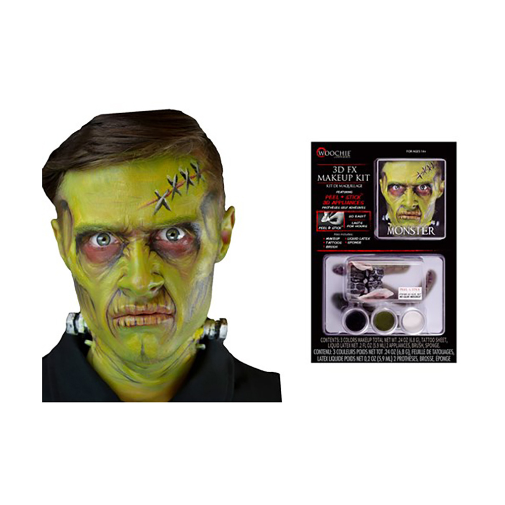 3D kit Face - Frankenstein