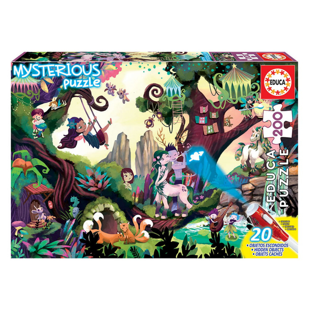 Educa Mysterious Puzzle Magical Forest 200 brikker