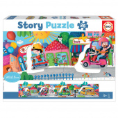 Educa Story: Byens køretøjer 26 Brikker Educa Story: Byens køretøjer 26 Brikker