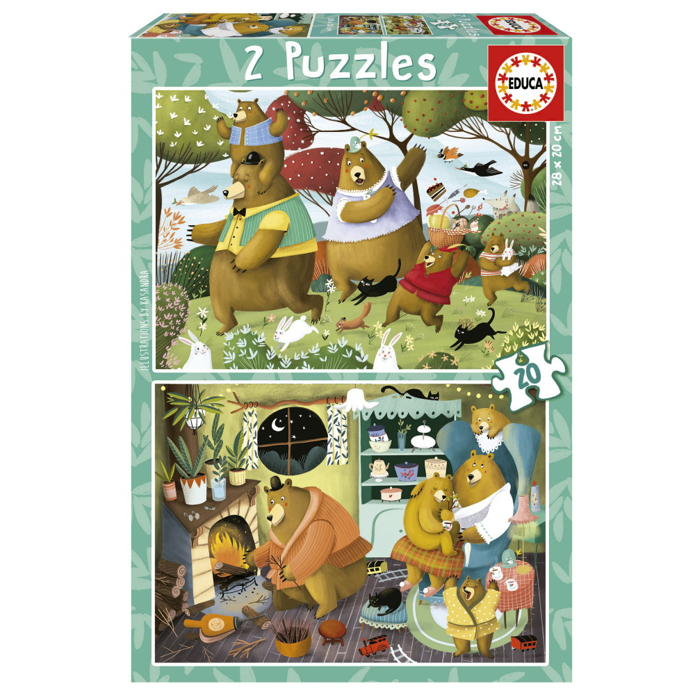 Educa Forest Tales 2 x 20 Brikker