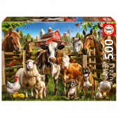 Educa Farmyard Buddies 500 Brikker Educa Farmyard Buddies 500 Brikker