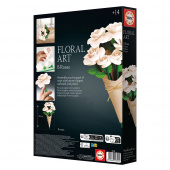Floral Art 6 White Roses Handicraft Kit Floral Art 6 White Roses Handicraft Kit