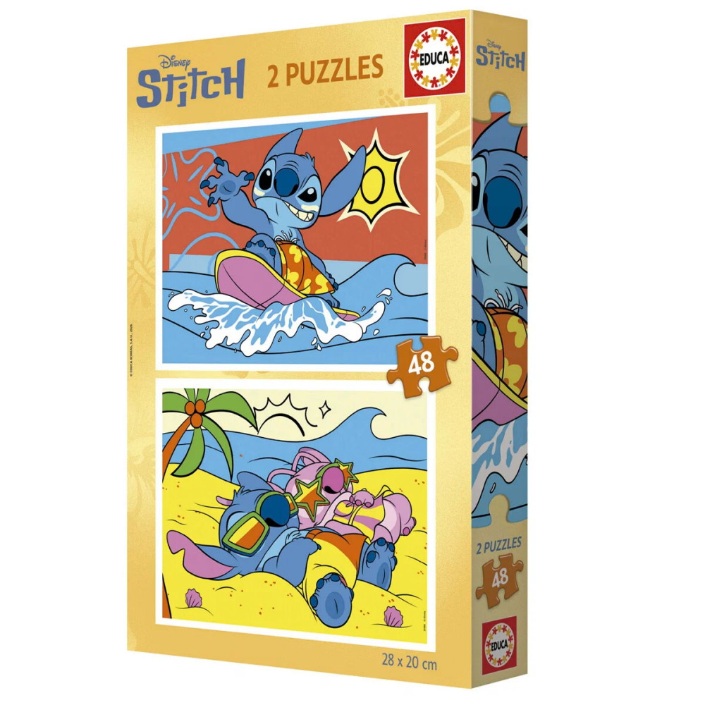 Educa Disney Stitch 2 x 48 Brikker