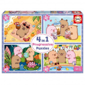 Educa Progressive: Capyfun 20-80 Brikker Educa Progressive: Capyfun 20-80 Brikker