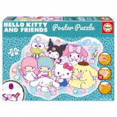 Educa Poster Puslespil: Hello Kitty And Friends 250 Brikker Educa Poster Puslespil: Hello Kitty And Friends 250 Brikker