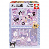 Educa Puslespil: Kuromi 2 x 50 Brikker Educa Puslespil: Kuromi 2 x 50 Brikker