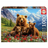 Educa Puslespil: Grizzly bears in Canada 1000 Brikker Educa Puslespil: Grizzly bears in Canada 1000 Brikker