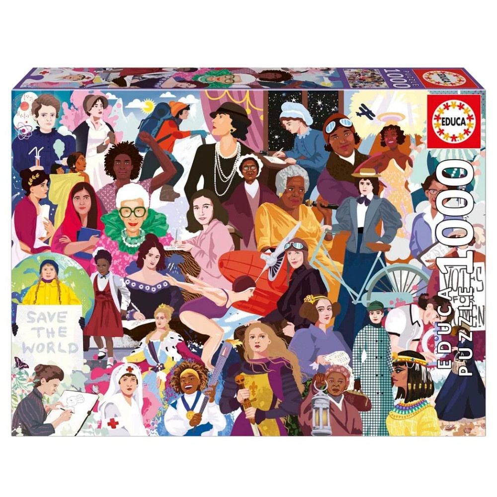 Educa Puslespil: Iconic Women 1000 Brikker