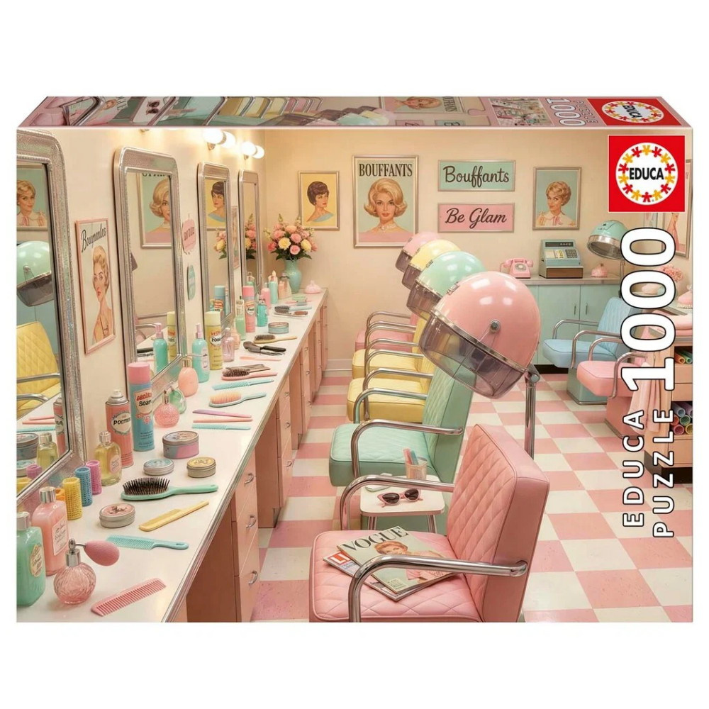 Educa Puslespil: Retro Glam Salon 1000 Brikker