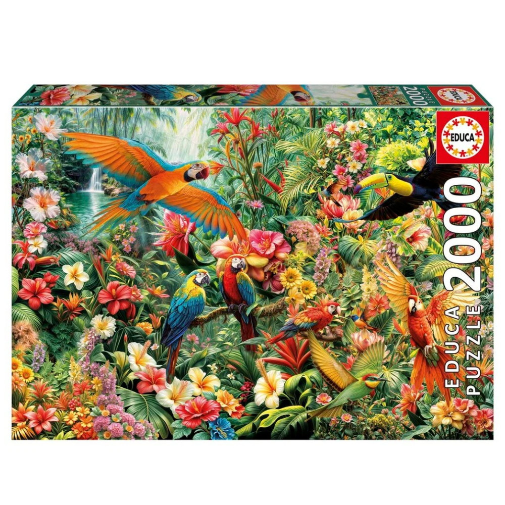 Educa Puslespil: Amazon Birds 2000 Brikker