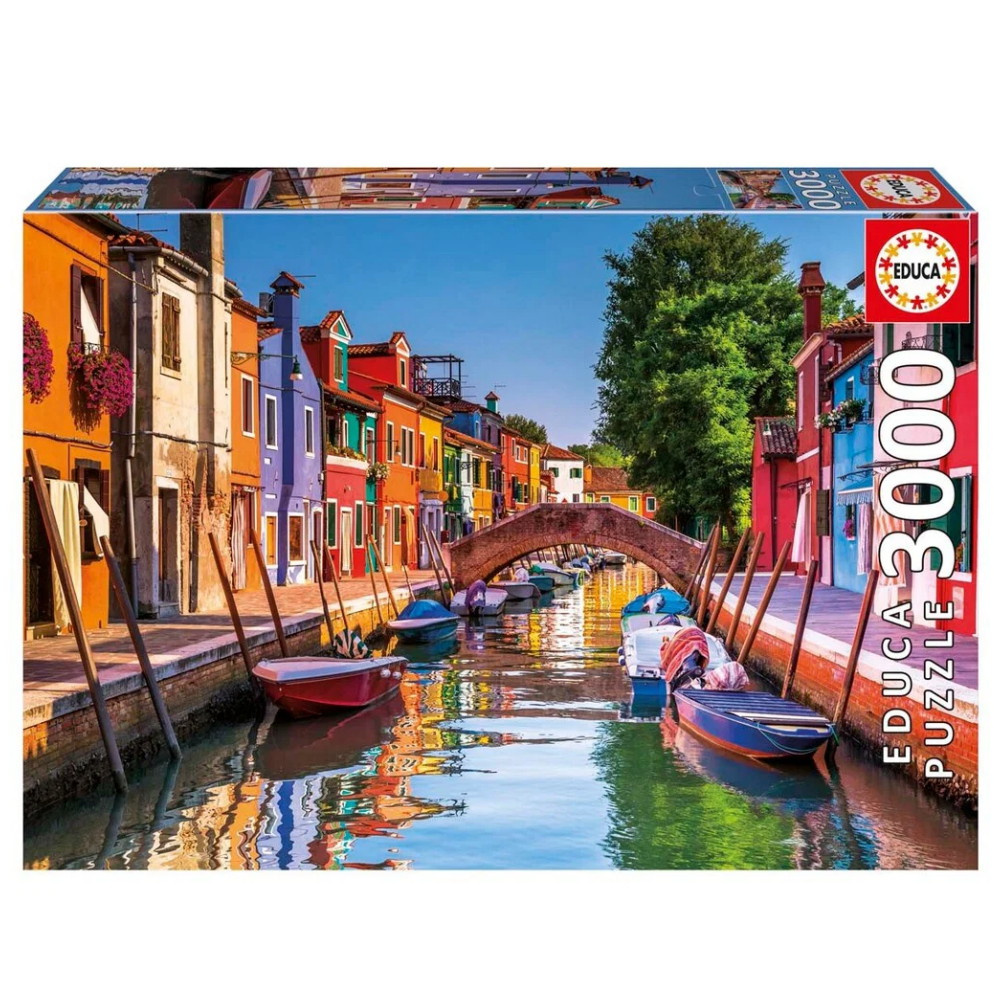 Educa Puslepsil: Burano, Italy 3000 Brikker