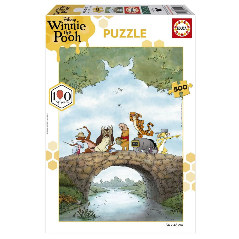 Educa Puslespil: Winnie The Pooh 100 Years 500 Brikker