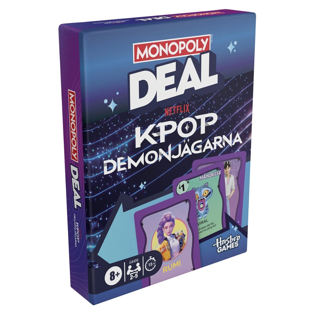 Monopoly Deal K-pop Demon Hunters (SWE)