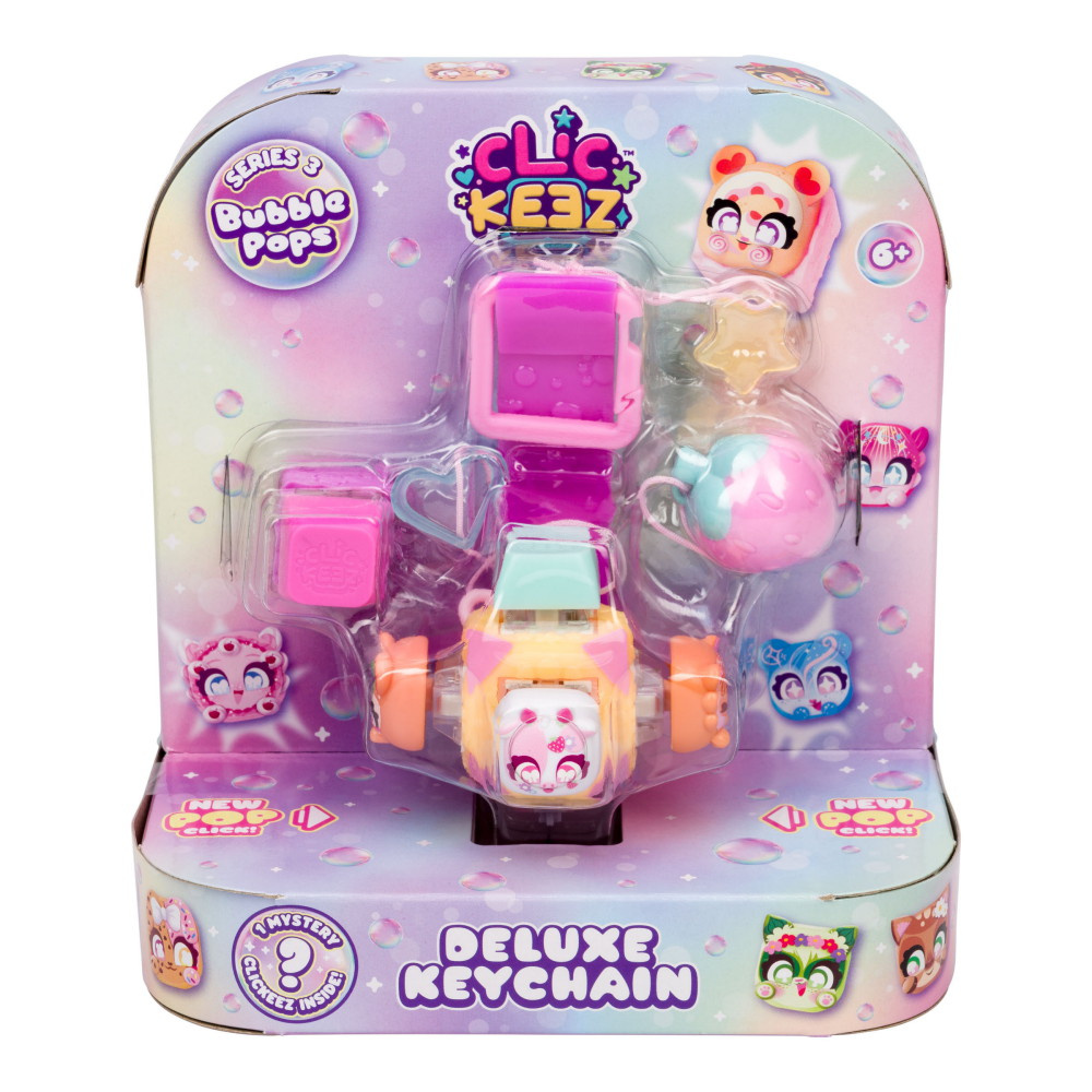 Clickeez Deluxe Keychain - Klikbare Samleobjekter Serie 3