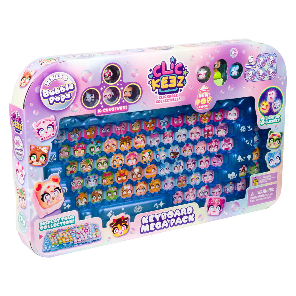 Clickeez Keyboard Mega Pack - Klikbare Samleobjekter Serie 3