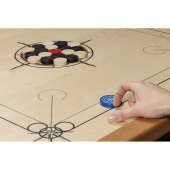 Carrom Standard Star Black-Red Carrom Standard Star Black-Red