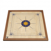 Carrom Standard Blue-Yellow Carrom Standard Blue-Yellow