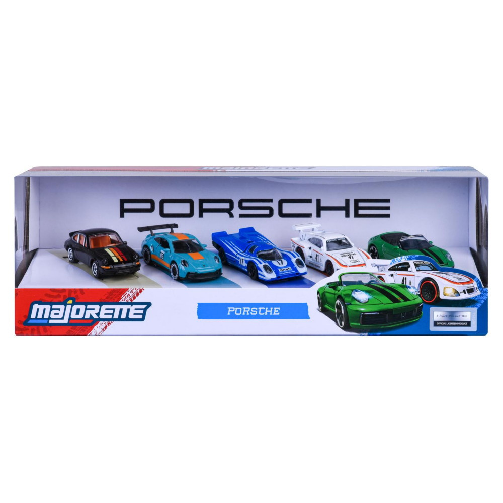 Majorette Porsche 5-Pack