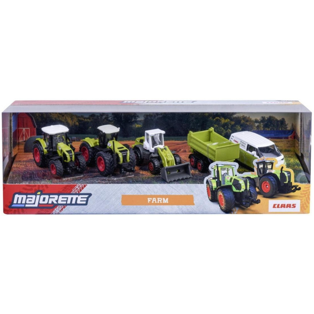 Majorette Claas Farm 5-pak