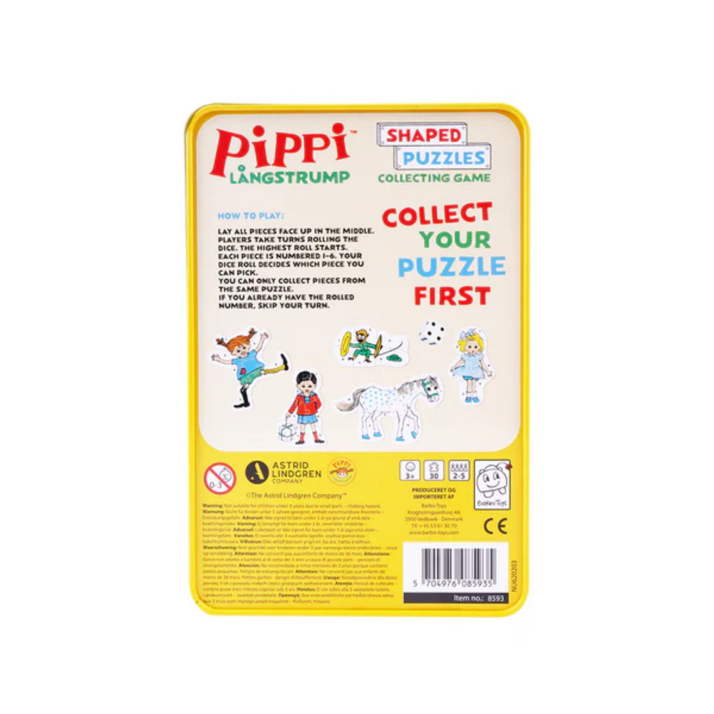 Pippi - Puzzle Game in Tin Box