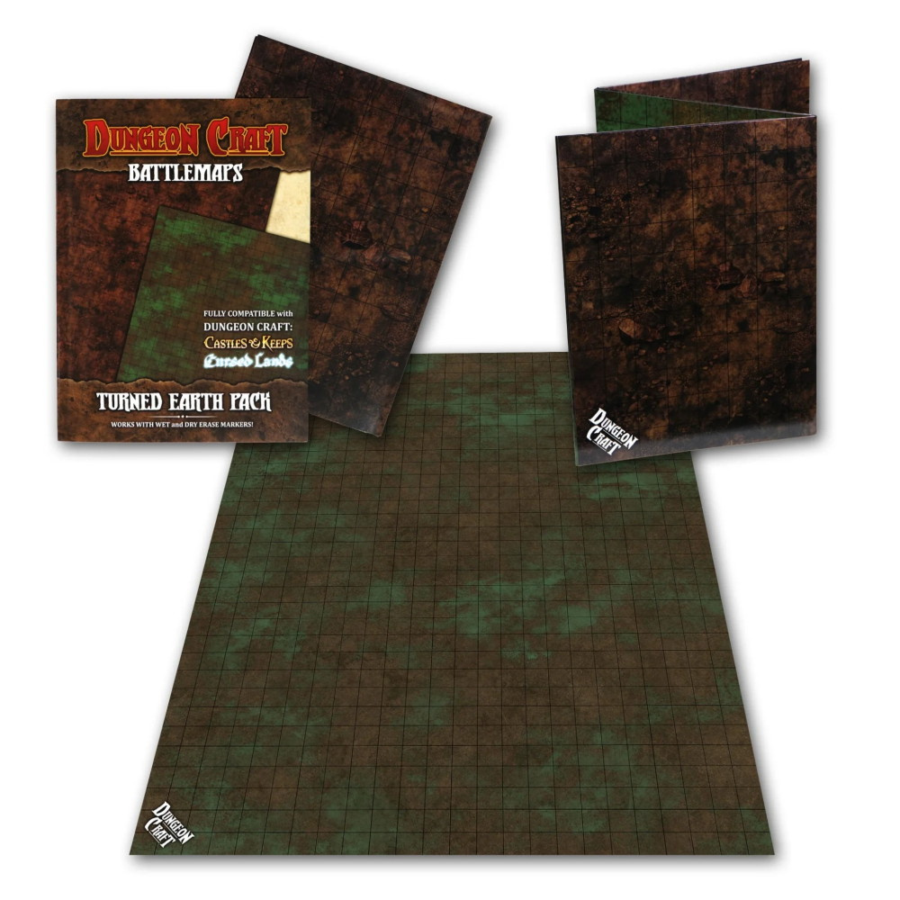 Dungeon Craft: BattleMap - Turned Earth