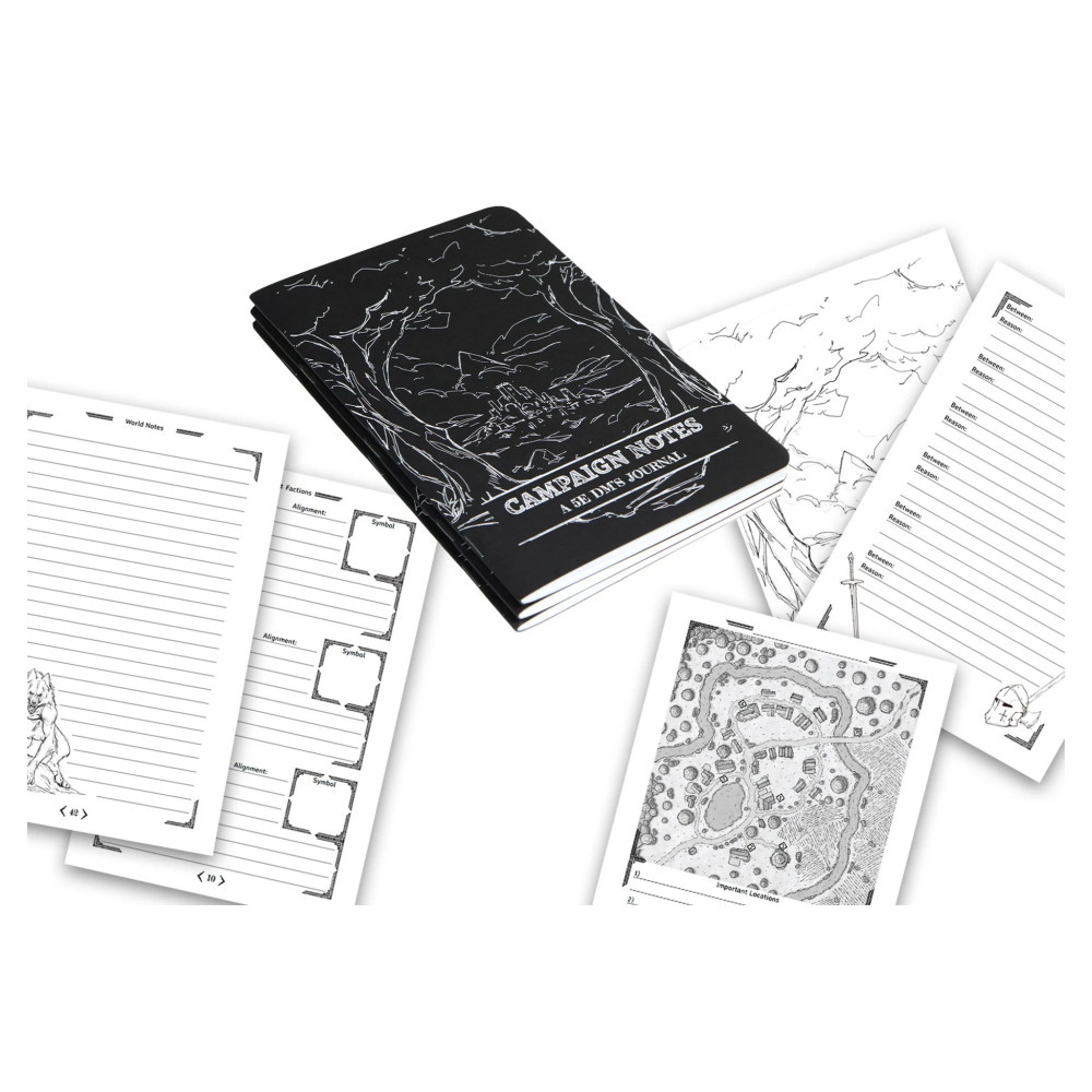 Dungeon Notes: 5E DM's Journals