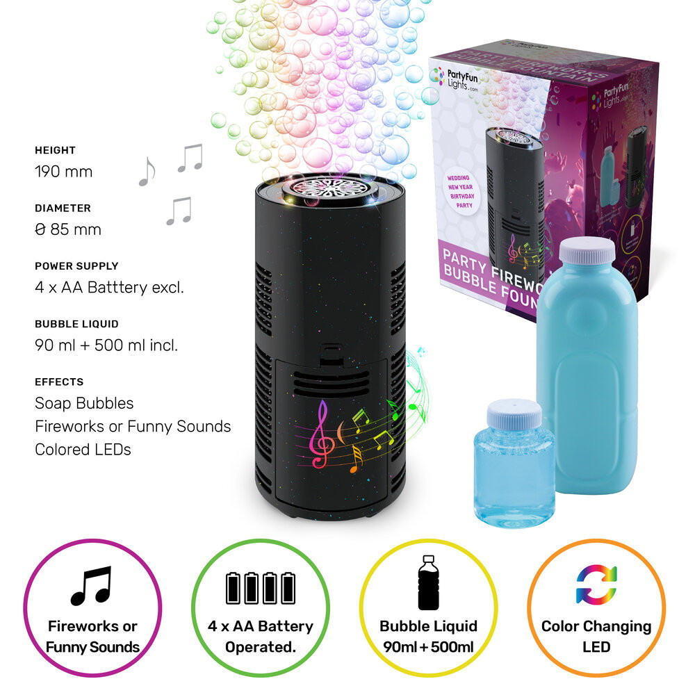 PFL Party Fireworks Bubble Fountain