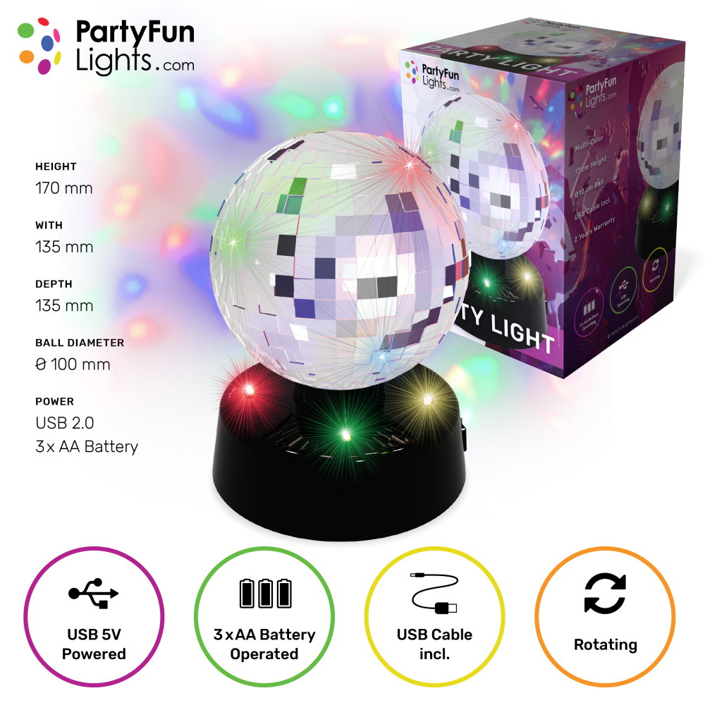 PFL Mini Mirror Party Light