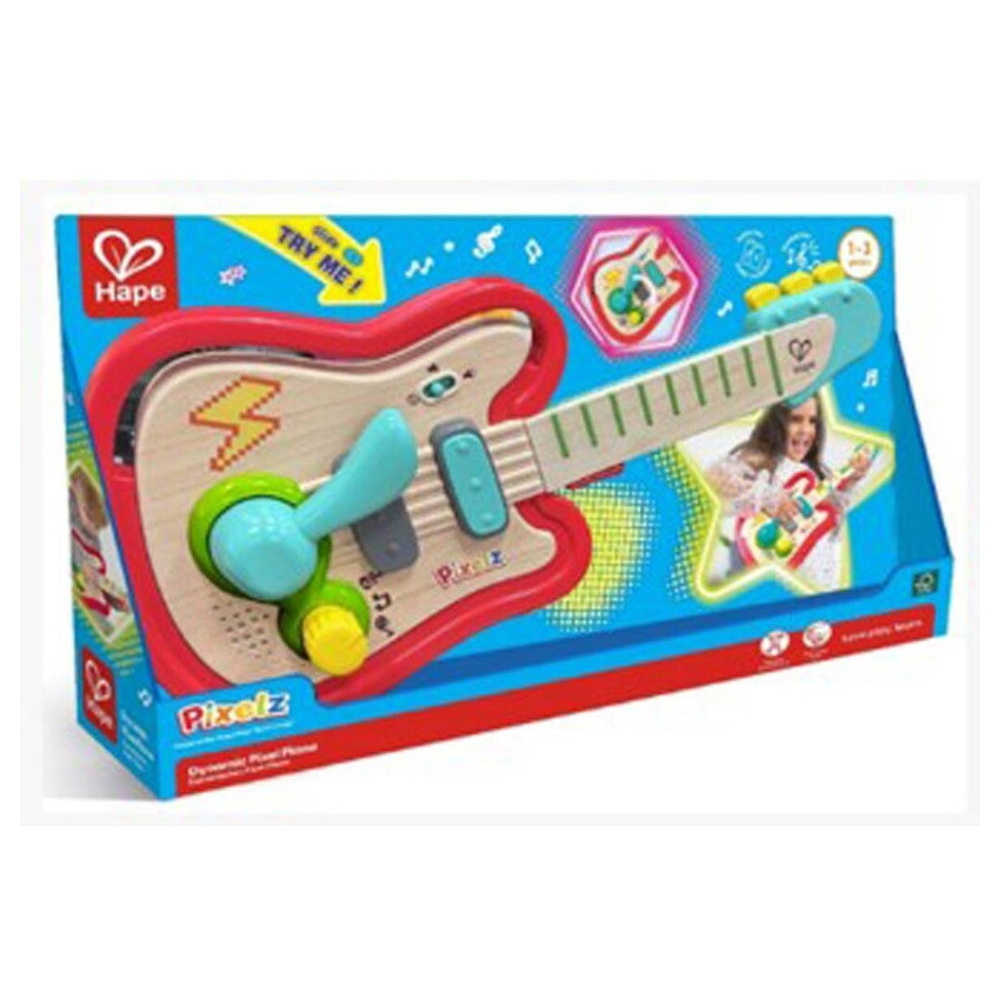 Hape Pixelz Rainbow Rock Guitar