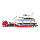 Siku Super 1:87 - MAN Tung transport lastbil med yacht Siku Super 1:87 - MAN Tung transport lastbil med yacht