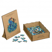 Artefakt Wooden Puzzle - Peacock 99 Brikker