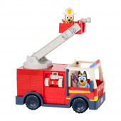 Bluey playset with fire engine