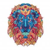 Artefakt Wooden Puzzle - Lion 124 brikker Artefakt Wooden Puzzle - Lion 124 brikker