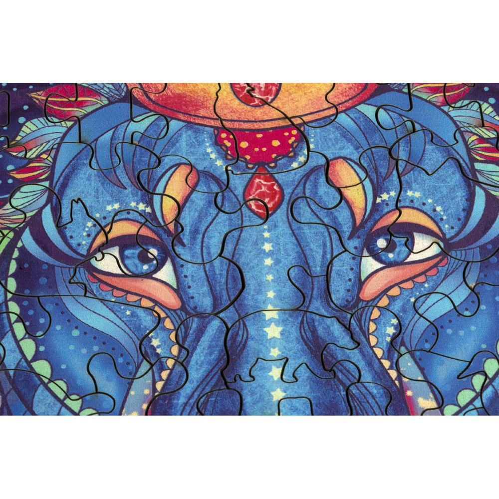 Artefakt Wooden Puzzle - Lion 124 brikker