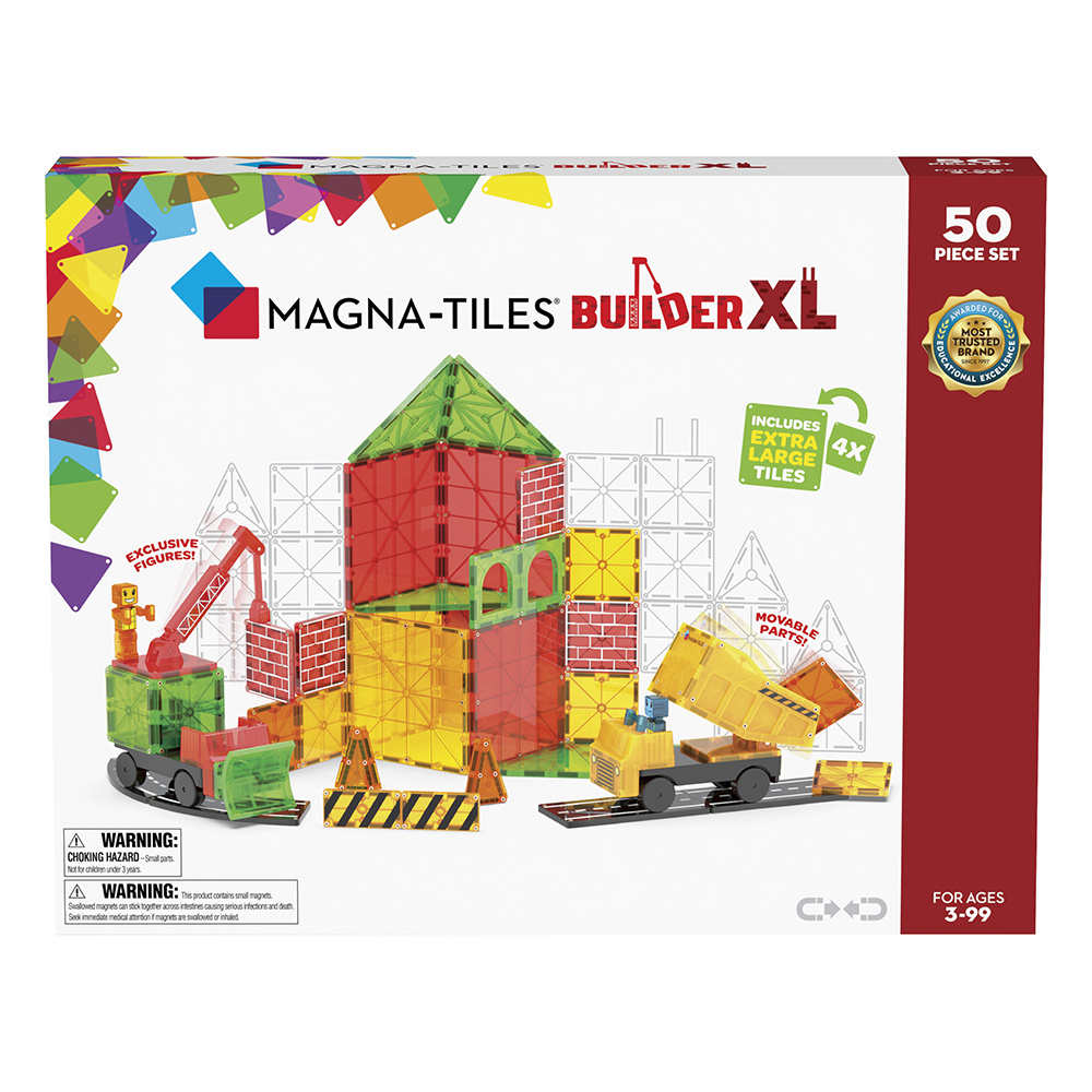 Magna-Tiles - Builder XL - 50 pc