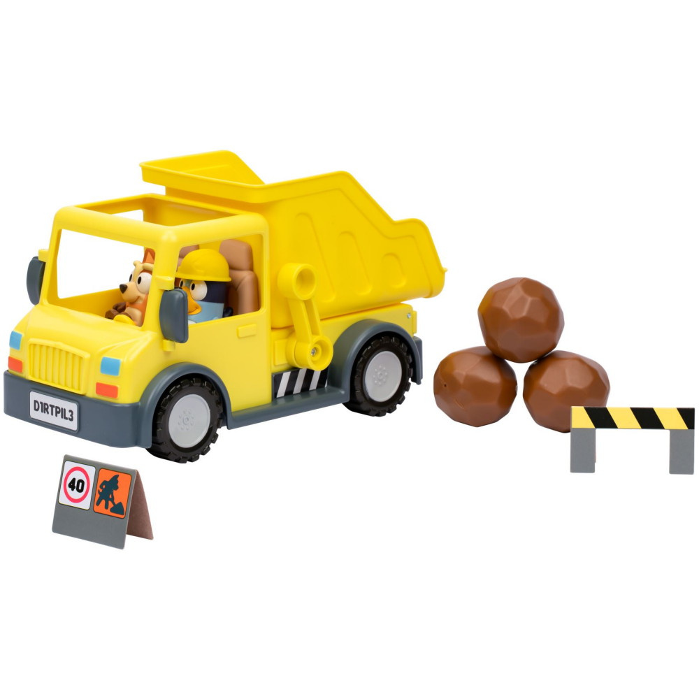Bluey Dump Truck Med Bluey Og Bingo