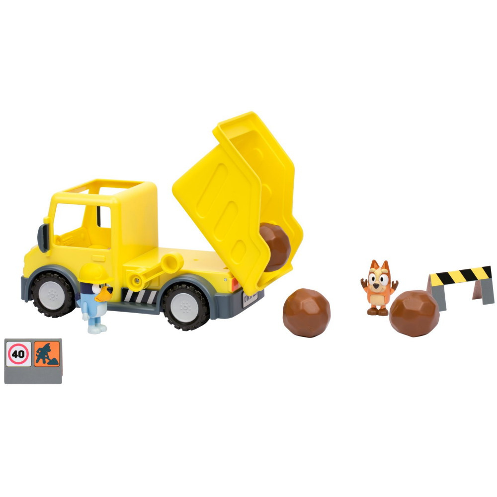 Bluey Dump Truck Med Bluey Og Bingo