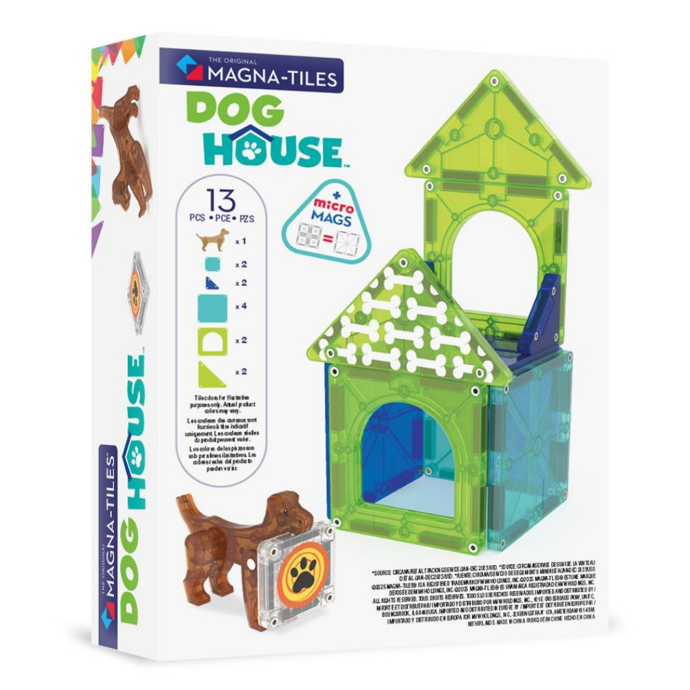 Magna-Tiles hundehus 13 stykker