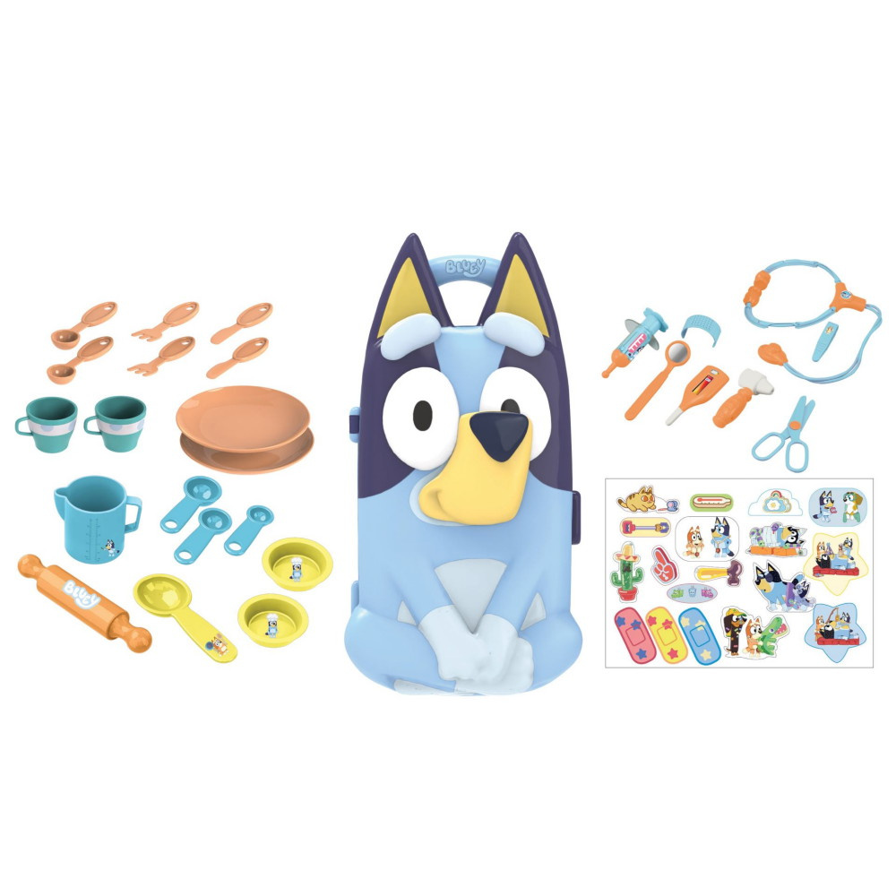 Bluey - Playset doctor & food 29pcs