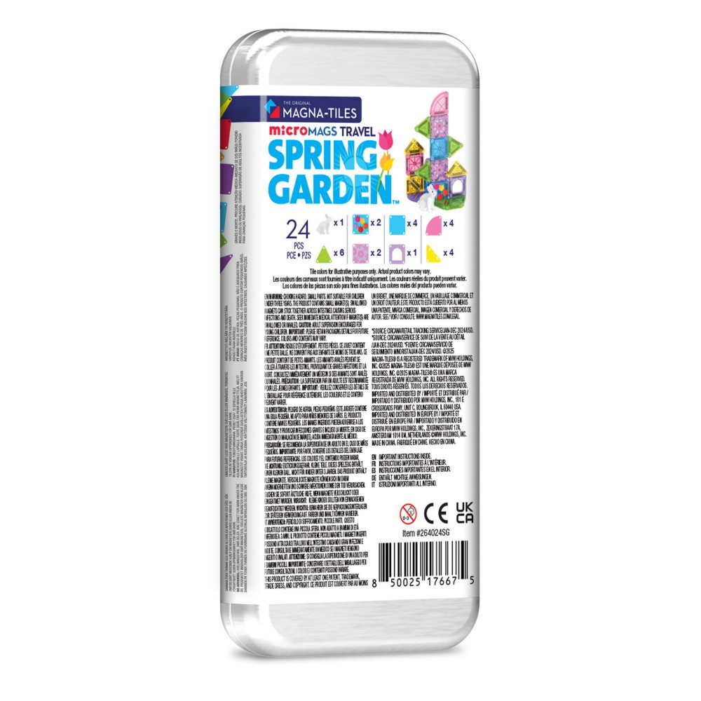 Magna-Tiles, Spring garden - travel 24pcs