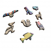 Artefakt træ puslespil - Fox 143 brikker Artefakt træ puslespil - Fox 143 brikker