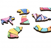 Artefakt Wooden Puzzle - Cat 160 Brikker Artefakt Wooden Puzzle - Cat 160 Brikker