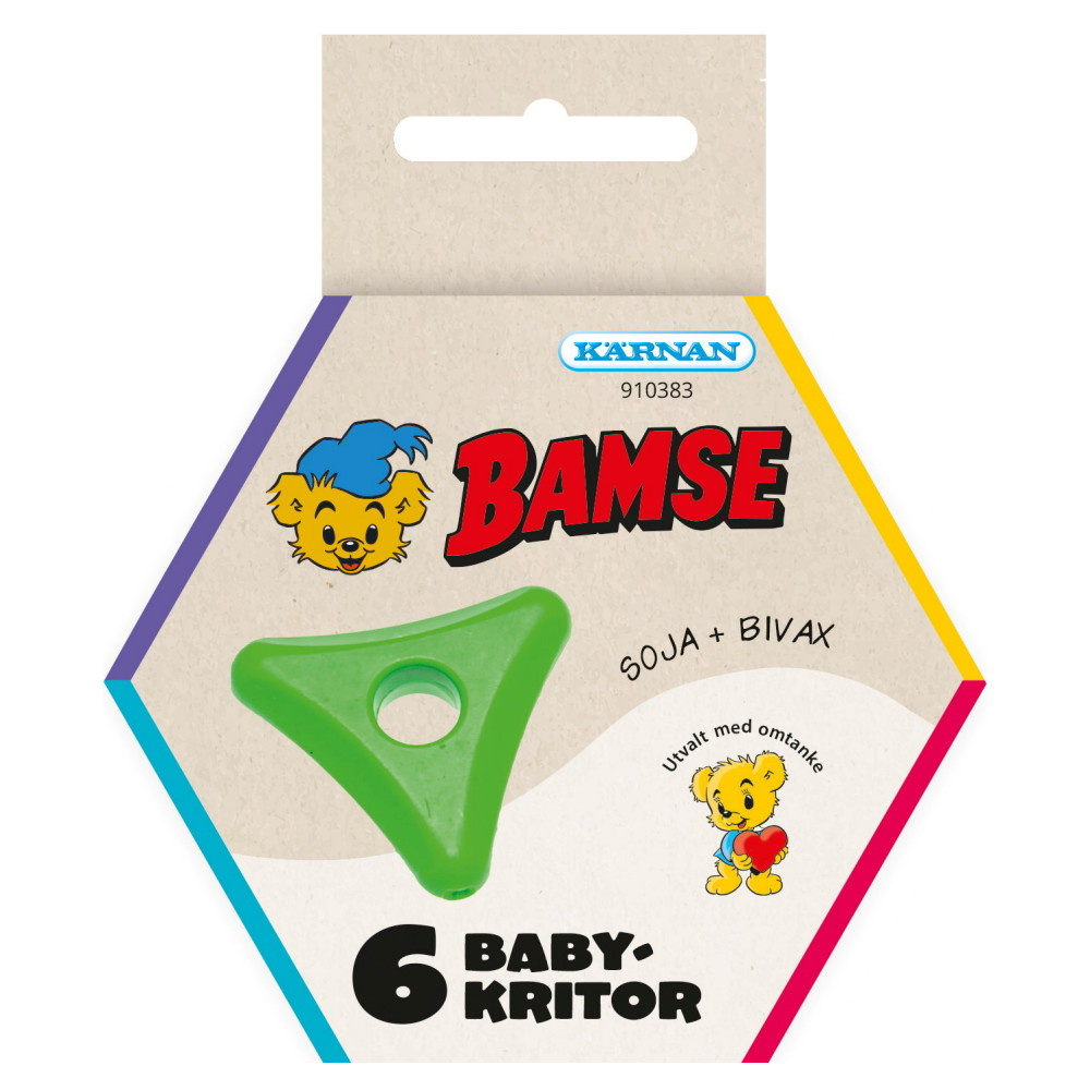 Bamse baby farveblyanter
