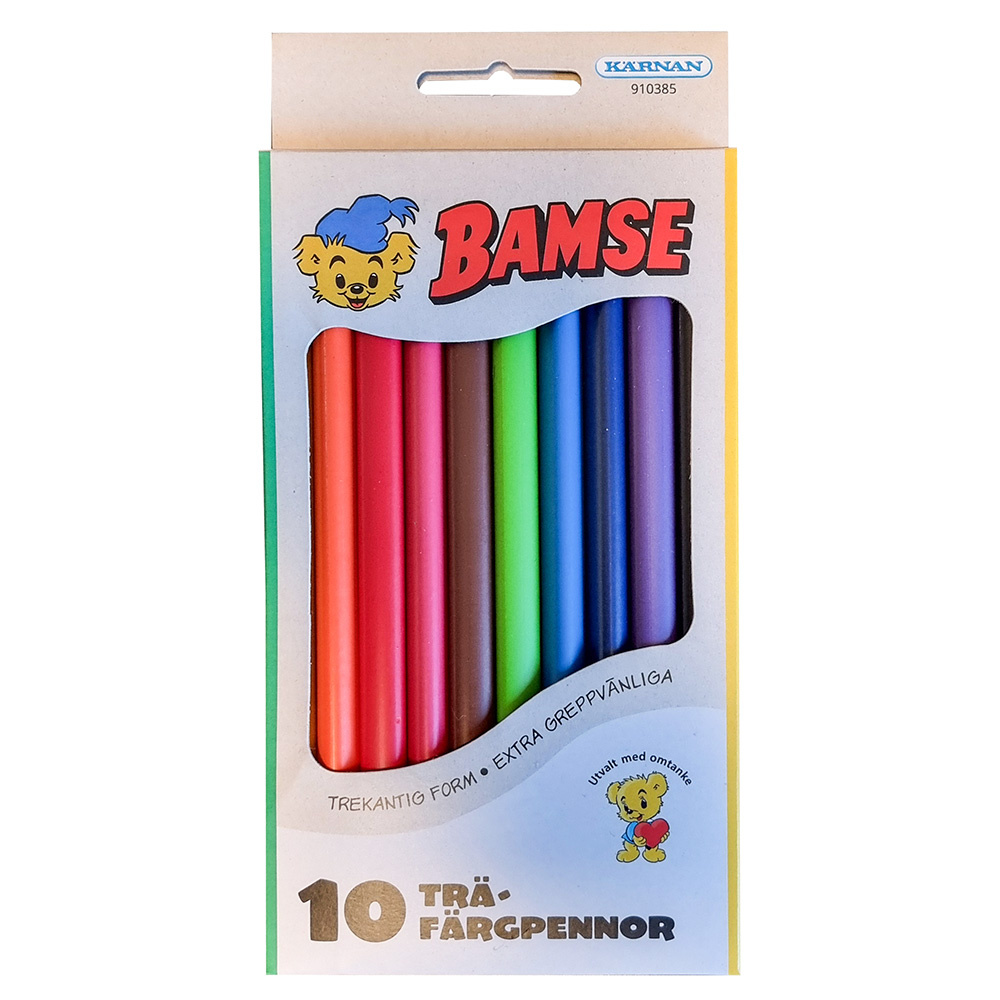Bamse Farveblyanter 10 stk