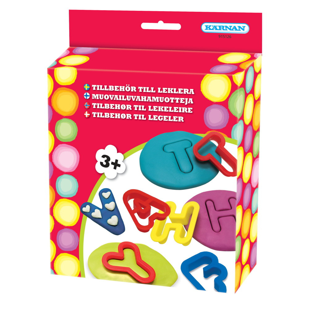 Modellervoks-tilbehør: Bogstaver