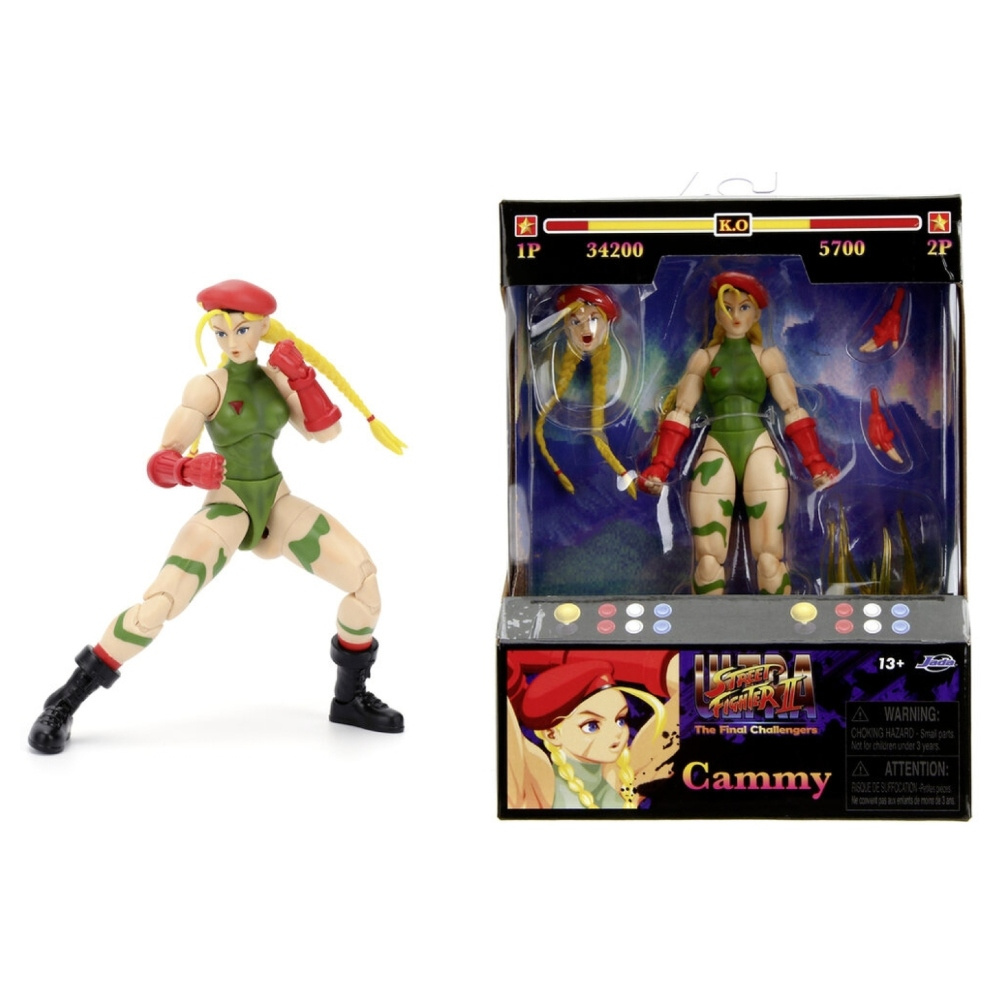 Street Fighter II Cammy Actionfigur 15 cm