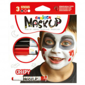 Carioca Mask Up - Creepy Ansigtsfarvepenne Carioca Mask Up - Creepy Ansigtsfarvepenne