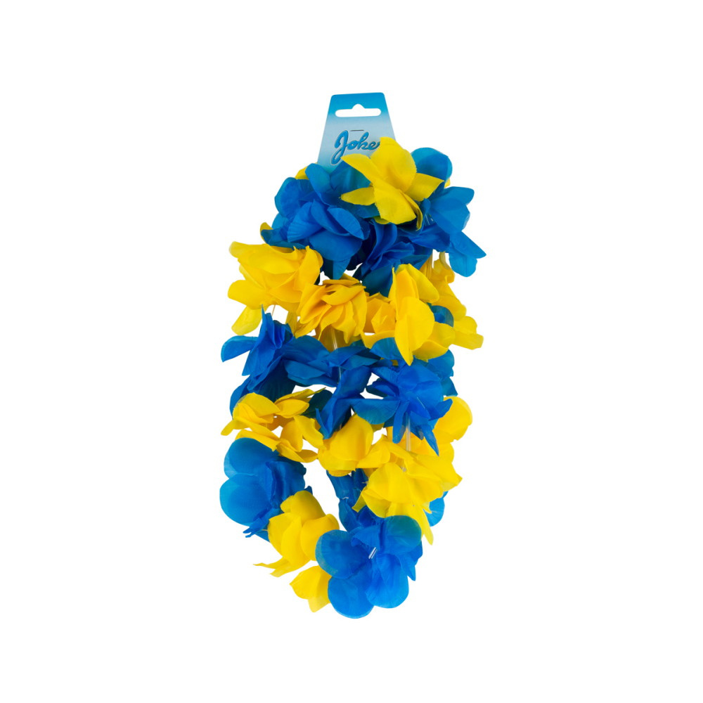Hawaii-krans blå/gul