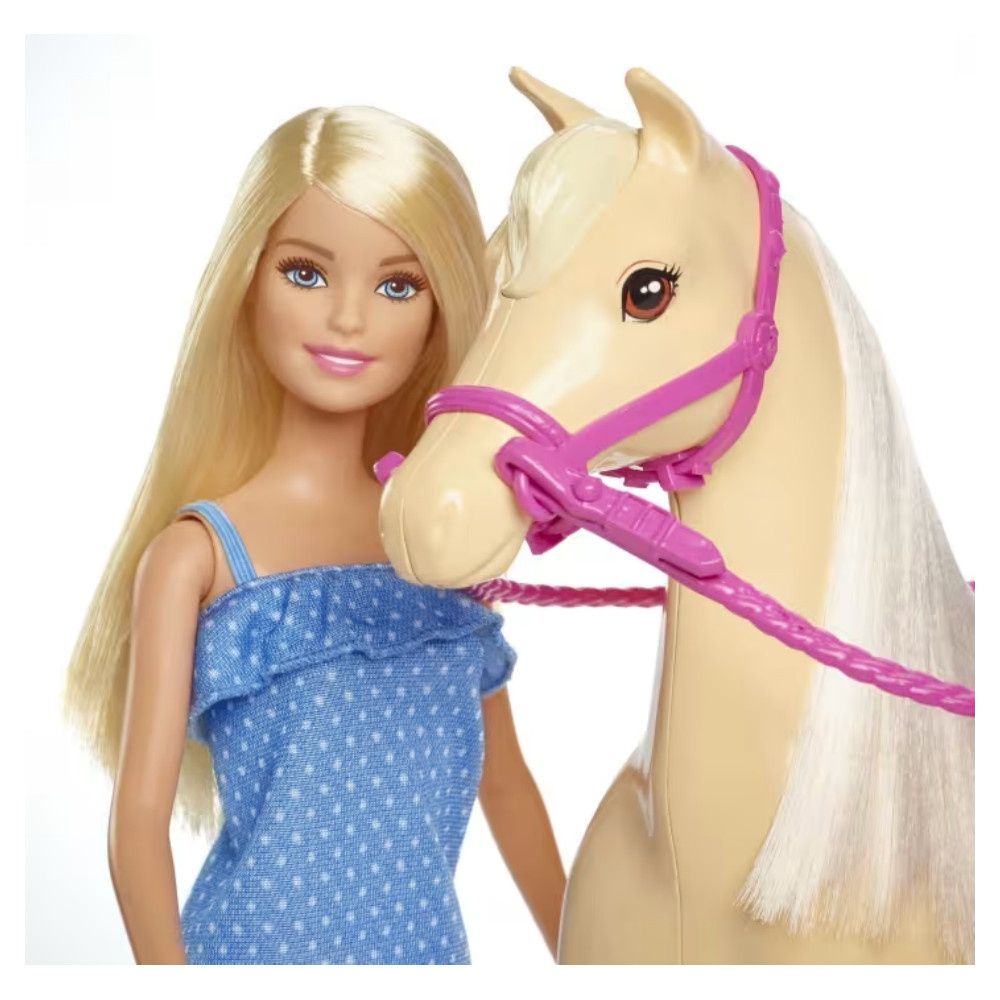 Barbie Dukke med hest