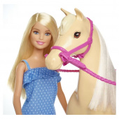 Barbie Dukke med hest Barbie Dukke med hest